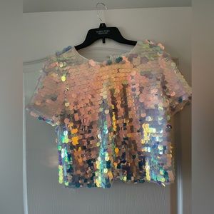 Forever 21 All over Sequin top